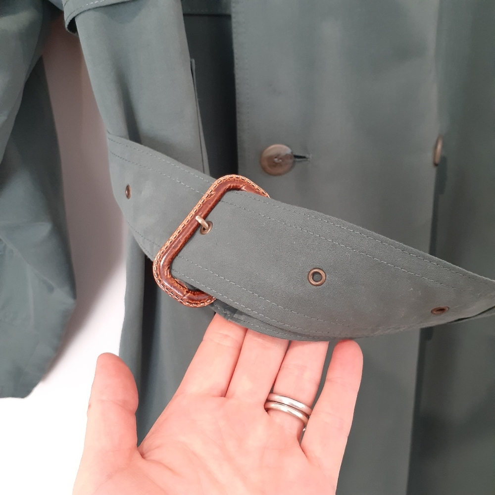 Vintage/Retro 80's Bugatti Businesscore Oversized Streetwear Trench - Picture 4 of 15